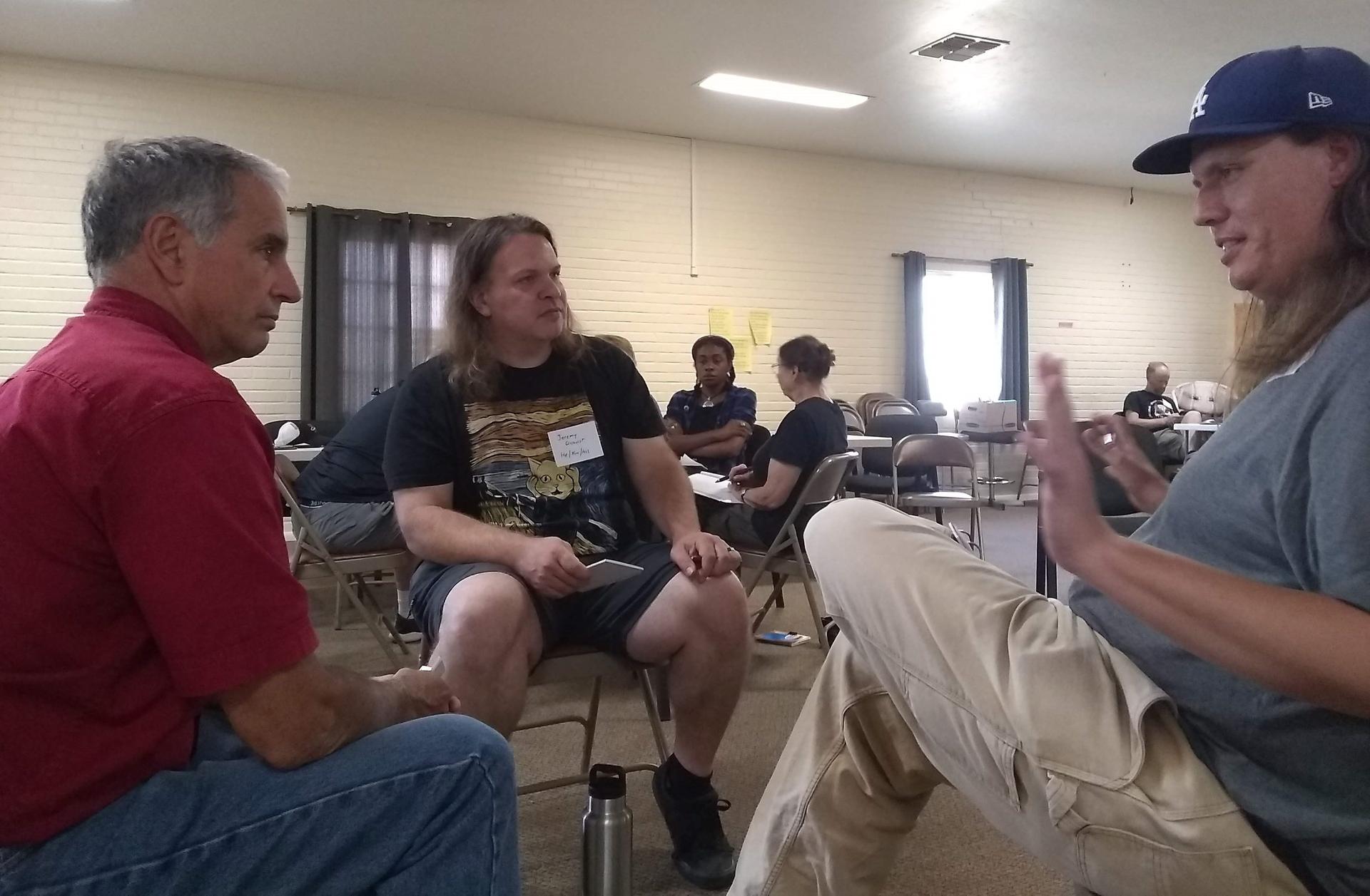 Mennonite Men board members take Flat Oak accompaniment training